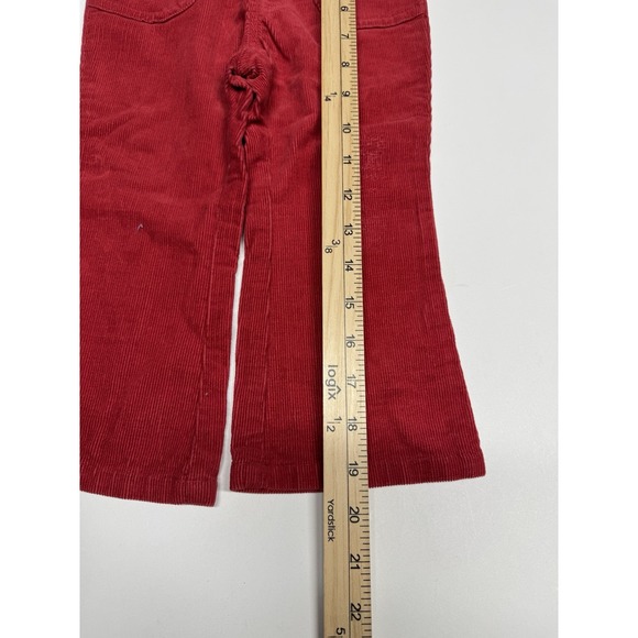 Vintage Sears Tough skins girls 24 months corduroy red pants Heart Pocket - Picture 4 of 10